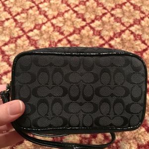 Coach pouch wristlet